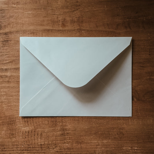 ENVELOPPE blanche nacrée